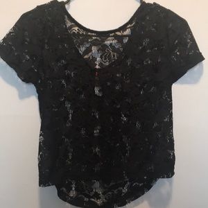 Lace crop top